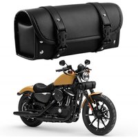 AliExpress Maroen Waterproof Motorcycle Tool Bag PU Leather Pannier Saddlebag Bike Fork Handlebar Bags for Chopper Bobber Cruiser Sportster XL 883