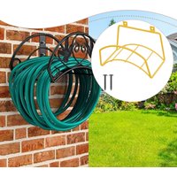Garden Hose Holder Bracket Wall Mount Water Pipe Storage Rack Space Saving Accessories for Home Outside Park Backyard Patio