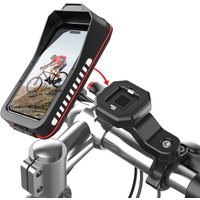 AliExpress NONE Bike Phone Mount Waterproof, Waterproof Motorcycle Phone Holder Bike Phone Mount Bag With handlebar base and touch screen