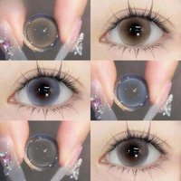 KSSEYE 1pair New Colored Pupils for Eyes Fashion Brown Eyes Lenses Blue Contacts Green Lenses Yearly Grey Lenses Natural Lenses