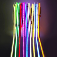 AliExpress Rybakov COB Strip FOB LED Light Bar Flexible Dimmable Ribbon Rope Tape Cabinet Light Custom Sign Advertising Light Bicycle Car Decor 12V