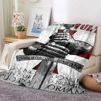 Cavalier Knight Templar Crusaders Games Soft Plush Blanket,Flannel Blanket Throw Blanket for Living Room Bedroom Bed Sofa Picnic