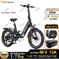 AliExpress ENGWE L20 3.0 BOOST Electric Bicycle 250W Motor 48V13AH Lithium Battery Hydraulic Disc Brake Electric Bike 20*3 inch Tire E-Bike