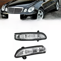 1 Pair Rearview Mirror Turn Side Lights Mirror Turn Signal Light for W211 W221 A2198200521 A2198200621