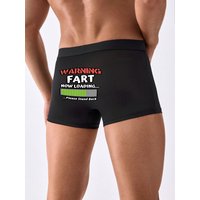 Men's Funny Boxer Briefs with Prints Soft Trunks Underwear Boxer Short for Male