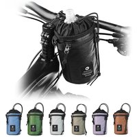 AliExpress Rhinowalk Bicycle Handlebar Bag 1.6L Cycling Water Bottle Carrier Pouch Portable Bike Front Bag Fit MTB Bike Commuting Pack
