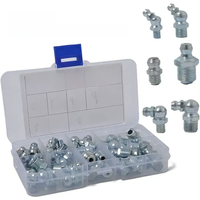 50pcs/set 1/4" 1/8" Vehicle Nozzle Fuel Injector Car Accessories Hydraulic Lubrication Grease Fitting Assortment