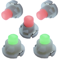 10PCS T3 T4.2 T4.7 LED COB 1SMD 12V Dashboard Winding Light Bulbs Warning Indicator Light Interior Light White Red Blue Green