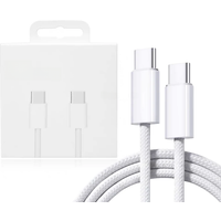 Original USB-C Fast Charger Cable For iPhone 15 Pro Max 15 Pro 15 Puls PD 60W USB-C Weaving Charging Data Line Accessories
