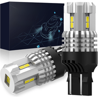 AUXITO 2PCS 7443 LED Bulb CANBUS drl Daytime Light T20 W21/5W 7440 W21W WY21W LED Reversing Lights Error Free 12V 600K White