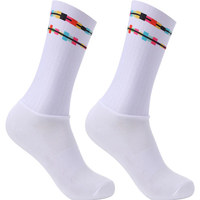 2024 Anti Slip seamless Cycling Socks Integral Moulding High-tech Bike Sock Compression Bicycle Outdoor Sport Socks
