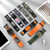 Sport Strap for Apple Watch Ultra 2 Band 49mm 45mm 44mm 42mm accessories Leather Nylon bracelet Correa Series 9 7 6 5 4 8 SE