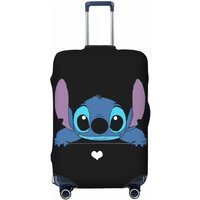 Custom Stitch Luggage Cover Elastic Travel Suitcase Protective Covers Fits 18-32 Inch