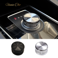 For Jaguar Gear Shift Knob Cap for Jaguar XF X260 XE F-pace XJ XJL X351 Alloy Lever Cover Rotary Gear Selector Head Replacement