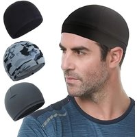 AliExpress WRELS Cooling Skull Cap Helmet Liner Sweat Wicking Cycling Running Hat for Men Women Cap Quick Dry Anti-UV Sports Hat Cooling Hat