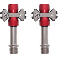 AliExpress MEROCA Lollipop Road Bike 3 Sealed bearing Pedals Titanium/Steel shaft Sprint Special Bicycle Pedal Clip Bicycle Accessories