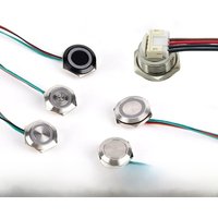 Metal push button switch wiring 12/16/19/22/25/30MM momentary self-resetting ultra micro travel ultra-thin touch button 3V6V12V
