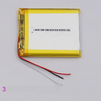 3.7V 2500mAh Rechargeable 3 Wires NTC Thermistor Polymer Li Battery 605060 For GPS Sat Nav Bluetooth Speaker LED Light DashCam