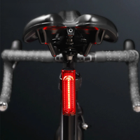 AliExpress ThinkRider Bike Tail Light Waterproof LED Bike Front Rear Light Bicycle USB Rechargeable Mountain Riding Cycling Tail Lamp