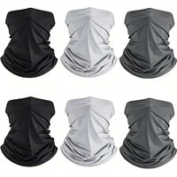AliExpress WRELS 6pcs Cooling UV Protection Face Masks Breathable Windproof Balaclava for Outdoor Activities Soft Polyester Blend