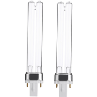 2PCS 9W G23 Base Aquarium Fish Tank UV Sterilizer Purifier Bulbs Germicidal Ultraviolet Replacement Light Bulbs