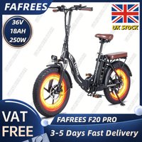 Fafrees F20 PRO Electric Bicycle 20inch Women Men Folding Electric Bike 250W Electric Mountain Bike36V/18A Removable Battery
