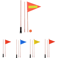 AliExpress 3 Sections 1.8m Bike Safety Flag Cycling Safety Pennant Mountain Bicycles Flagpole Cycling Equipment For Children