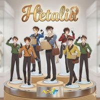 Anime Hetalia Acrylic Stand Russia Cute Postman Russia Postman Figure Desktop Decor Chaveiro Llaveros Gift Keychain