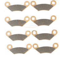 4sets Front & Rear Brake Pads For Polaris 550 850 Sportsman Touring XP EPS 850 1000 Forest & Scrambler 2010 2011 2012 2013