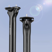 AliExpress Lexon LEXON Carbon Bike Seatpost 27.2/31.6MM 0MM Offset MTB/Road 400MM Seat Tube Ultralight Cycling Seating MTB Carbon Canoe Parts