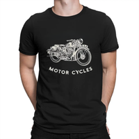 AliExpress Unique BSA Motor Cycle The Empire Star OHV T-Shirt for Men Round Collar Pure Cotton T Shirts BSA Short Sleeve Tee Shirt Party
