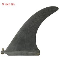9/10 inch Surf Longboard Fins Fiberglass Black color Surfing Fin Surfboard Fin Single Fins