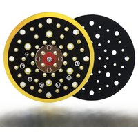 6 Inch/150mm 52 Holes Backing Pad Hook and Loop Sanding Pad with 5/16"-24 Thread Dust Free Mesh Sanding Discs Holder for MIRKA