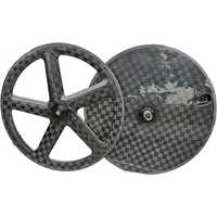 AliExpress xnbori Factory Time Trial Disc Wheelset Carbon 5 Spokes Five Wheels Rear for Road /TT Bike /Track Center Lock Disc Brake