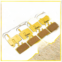 AliExpress COOMA SPORT 4 Pairs, Full Metal Bicycle Disc brake Pad for Avid BB7, Juicy 3 5 7 Ultimate Caliper, for Giant and Merida Bicycle, Ultra Class