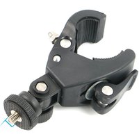 AliExpress Rloverae Black 1/4 Super Clamp Bike Bicycle Motorcycle Handlebar Handle Clamp Bar Camera Mount Tripod Adapter for Action Camer Gopro Hero