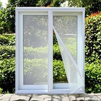 Sleek Nano PP Insect-Proof Screen - Stylish Home Decor, No Drill Adhesive & Eco-Friendly Design for Bedroom/Kitchen Safety