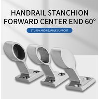 316 Stainless Steel Boat Handrail Stanchion Forward Center End 60° Fitting Marine Railing Support Hardware Yacht Accessories