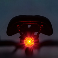 AliExpress OFFBONDAGE Smart Bicycle Brake Light IPx6 Taillight Type-C Bike Tail Rear Light Auto Stop LED Warning Safety Cycling Light