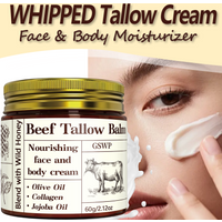 GSWP Beef Tallow Moisturising Cream, containing honey and collagen, provides deep hydration. Gentle and non-irritating.60g/120g