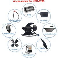 Boat Accessories for Kedean TL6295 Underwater Thruster Motor,Base and bracket for SUP Boat with Remote Control Propeller Fin
