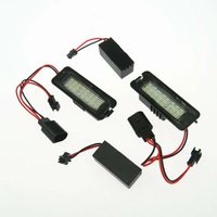 1 Pair LED Number License Plate Light for Golf MK4 MK5 MK6 Passat CC EOS Polo Rabbit Scirocco Beetle 3D0943021A 1J6943021B
