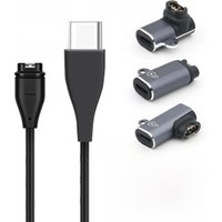 Charging Cable for Garmin Fenix 7/7S/7X/6/6S Forerunner 745 Venu Instinct Micro USB Type C IOS Watch Charger Adapter Converter
