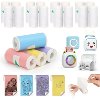 Mini Thermal Printer Paper Thermal Printer Sticker Paper for M02/T02/M02S Sticker Photo Printer and 57mm Mini Pocket Printer