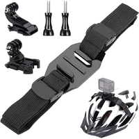 AliExpress SZKOSTON Vamson for GoPro 13 12 11 10 9 Adjustable Bike Helmet Strap Head Belt Mount Holder Adapter for Insta360 X5 X4 DJI Action 6 5 Pro