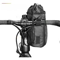 AliExpress Bicycle Handlebar Stem Thermal Bag with Bottle Holder Mesh Pocket Cup Holders for Coffee Water Bike Carrier Bag for Cycling