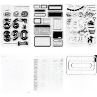 New Christmas animals Clear Silicone Stamp / seal for DIY Scrapbooking / Album Decorative Clear Stamp Sheets A7006