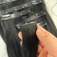 Invisible Long Tape clip in Skin Weft Human Hair Bundles No Glue Real Natural Hair Seamless 18-30 inches Weft for Salon Supply