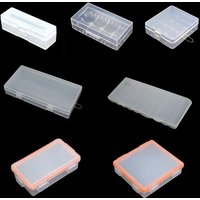 Hard Plastic 18650 Battery Storage Boxes Case Holder With Clip For 4x16340 1/2/4/8 18650 Rechargeable Battery Waterproof Cases
