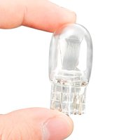 1 PCS T20 7443 7440 580 W21 5W Clear Glass DRL Turn Signal Brake Stop Tail Indicators Lights Canbus Error Free Halogen Bulb